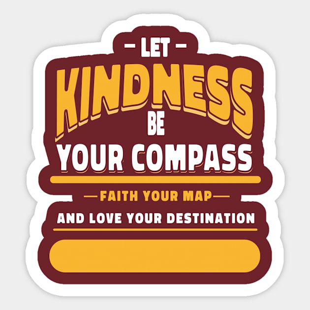 Be kind Sticker by HopeSpark
